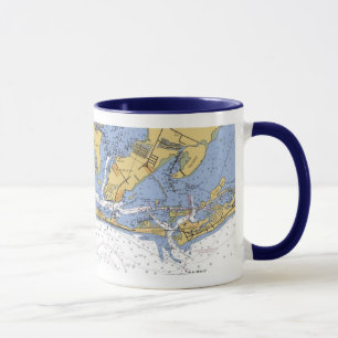Anna Maria Island Florida Nautical Chart Mug