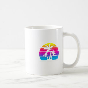 Anna Maria Island Florida Retro Palm Tree Vacation Coffee Mug