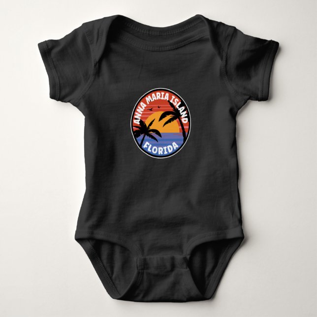 Anna Maria Island - Florida Sunrise Baby Bodysuit (Front)