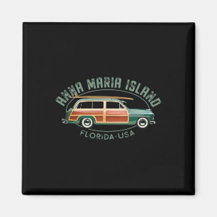 Anna Maria Island Florida Vintage Surfing Magnet