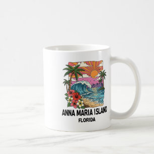 Anna Maria Island Tropical Beach Souvenir Vacation Coffee Mug