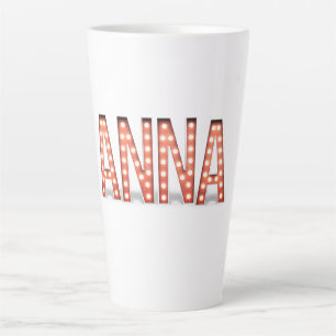 Anna Marquee Lights   Latte Mug
