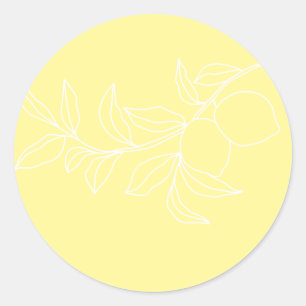 ANNA Modern Italian Lemon Wedding Envelope Seals