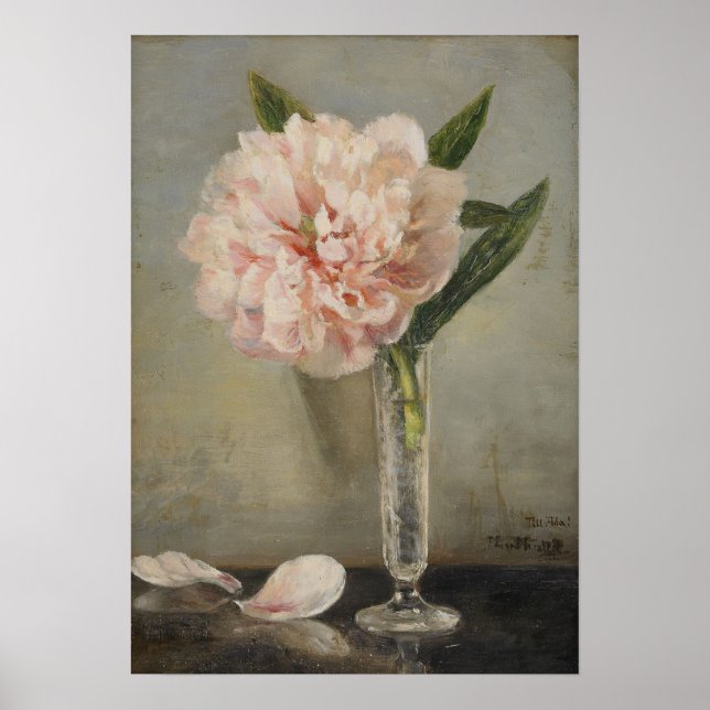 Anna Munthe-Norstedt Still Life with a Peony Poster (Front)