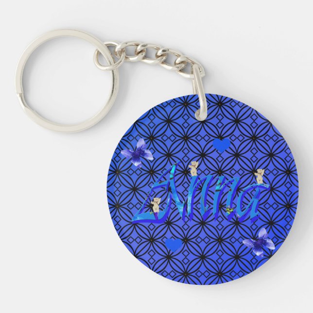 Anna Name Logo, Key Ring (Front)