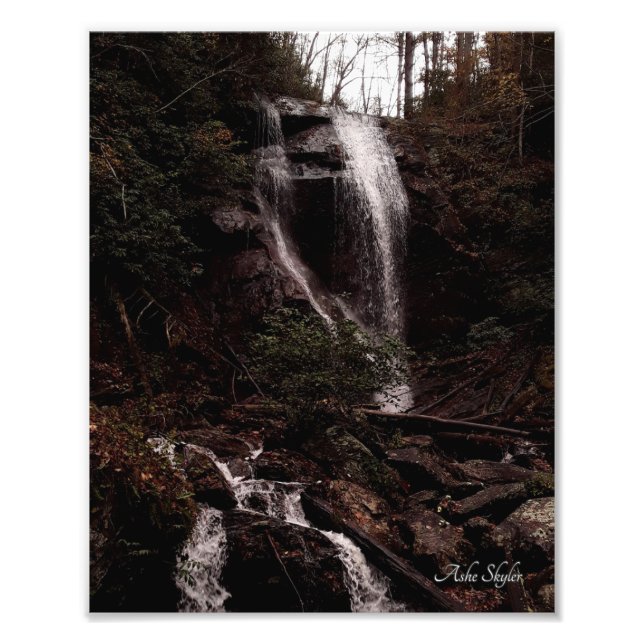 Anna Ruby Falls, York Creek Photo Print (Front)