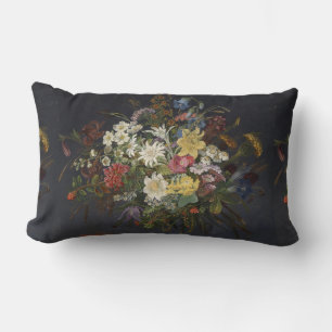 Anna Stainer-Knittel Vintage Alpine Flowers Lumbar Cushion