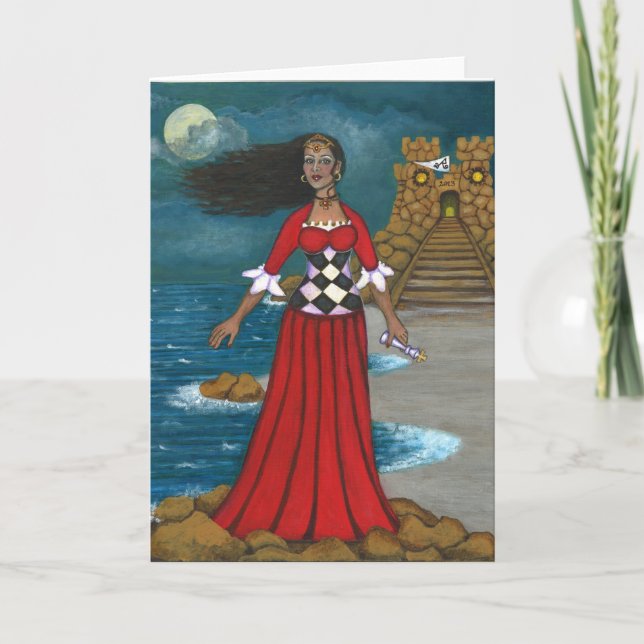 Annabel Lee Greeting Card (Front)