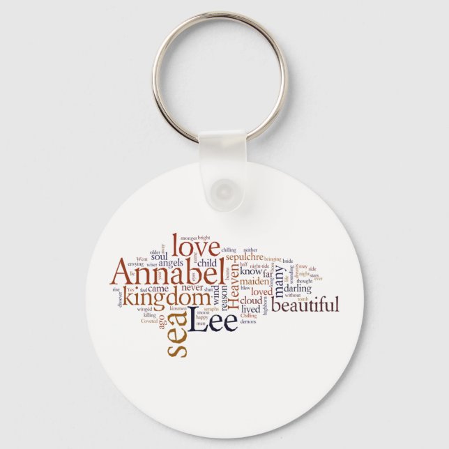 Annabel Lee Key Ring (Front)