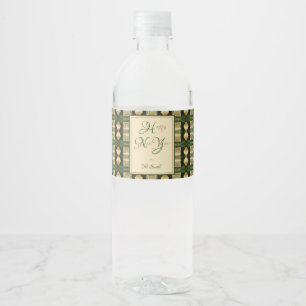 Annabel New Year Water Bottle Label