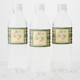 Annabel New Years Water Bottle Label