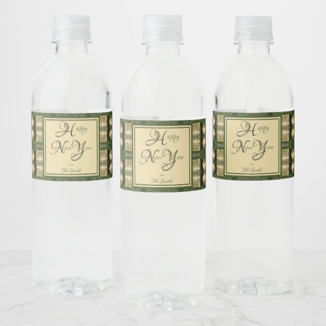 Annabel New Years Water Bottle Label (Bottles)
