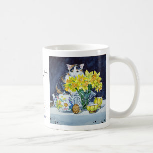 Annabelle Behind Flowers Mug
