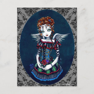Annabelle Gothic Victorian Angel Postcard