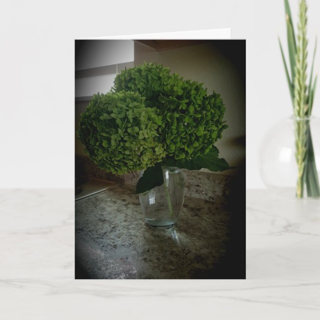 “Annabelle Hydrangea” Birthday Card (Front)