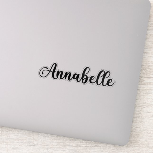 Annabelle Name - Handwritten Calligraphy (Detail)