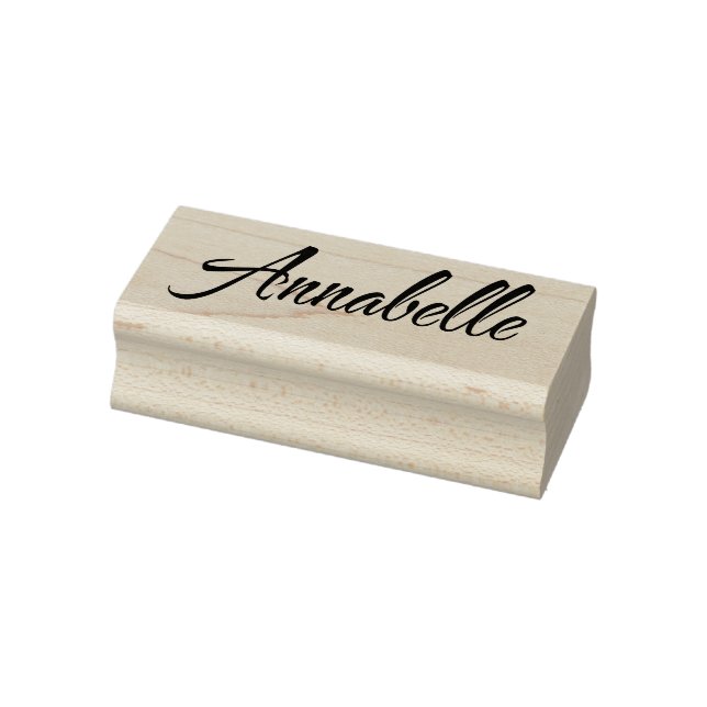 Annabelle name in decorative cursive  rubber stamp (Stamp)