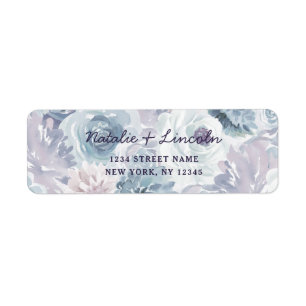 Annabelle Vintage Floral Wedding Return Address Label