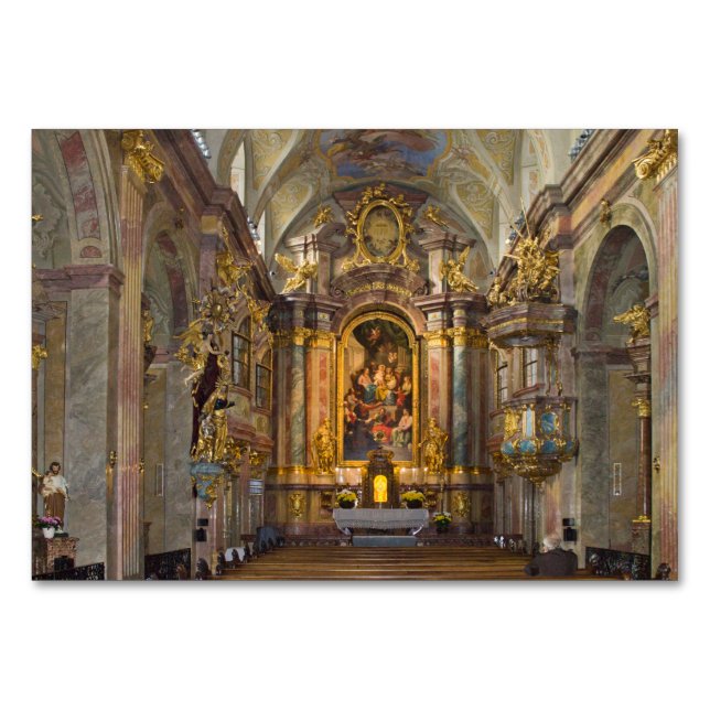 Annakirche, Wien Österreich Table Number (Front)