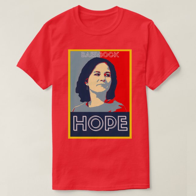 Annalena Baerbock HOPE 2021 Obama T-Shirt (Design Front)