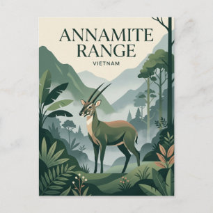 Annamite Range Vietnam Postcard