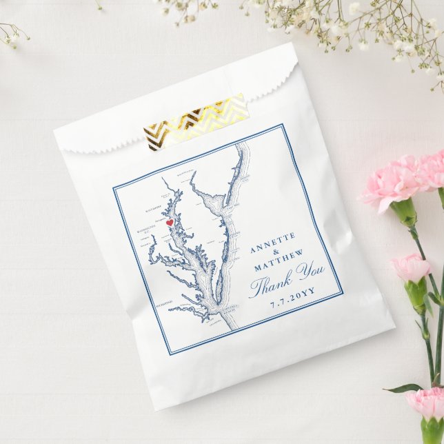 Annapolis Chesapeake Bay Wedding Favour Bag (Sealed)