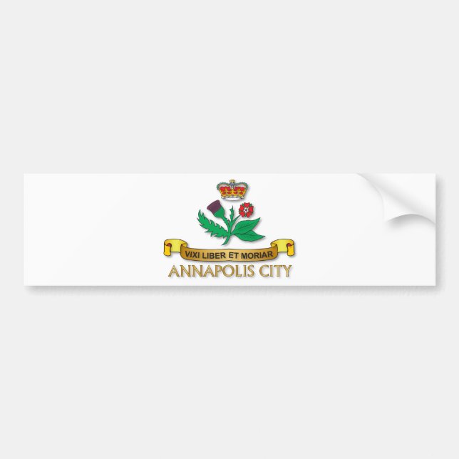 Annapolis City flag Bumper Sticker (Front)