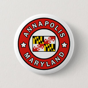 Annapolis Maryland 6 Cm Round Badge