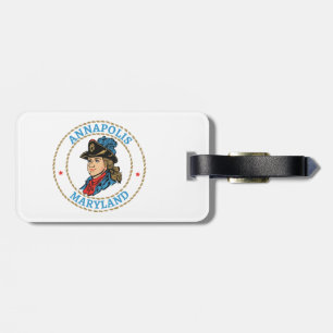 Annapolis Maryland Colonial Luggage Tag