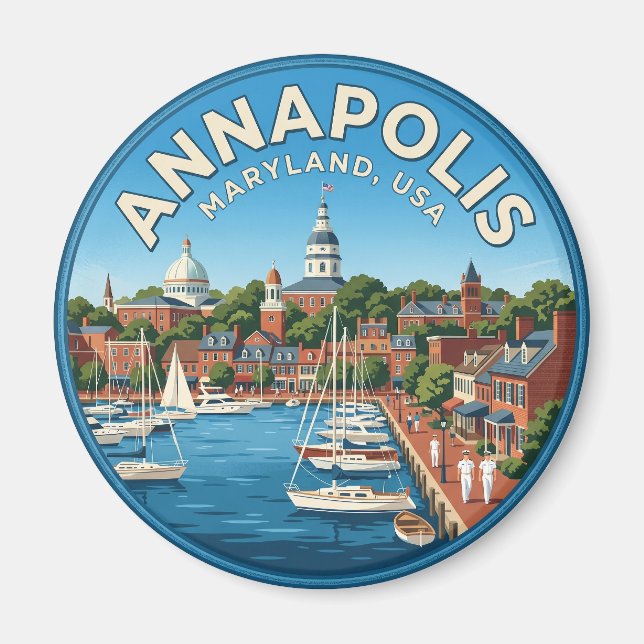 Annapolis Maryland Magnet (Front)