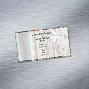 Annapolis MD - Barbershop And Reiki Studio Magnetic Business Card