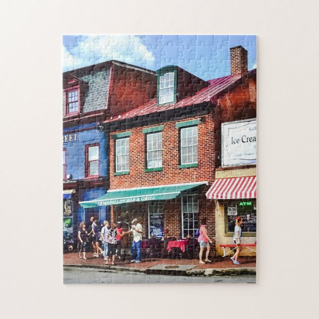 Annapolis MD - Dock Street Jigsaw Puzzle (Vertical)