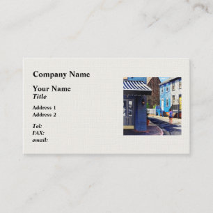 Annapolis MD - Strolling Along Pinkney Street Business Card