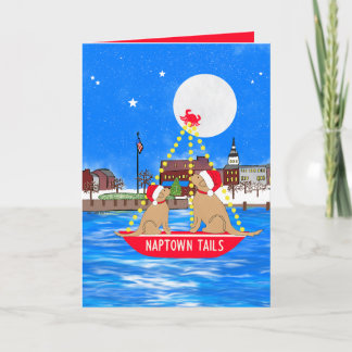 Annapolis Parade of Lights Dogs Christmas Card
