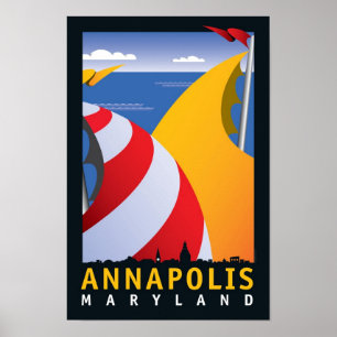 Annapolis, Sails Poster