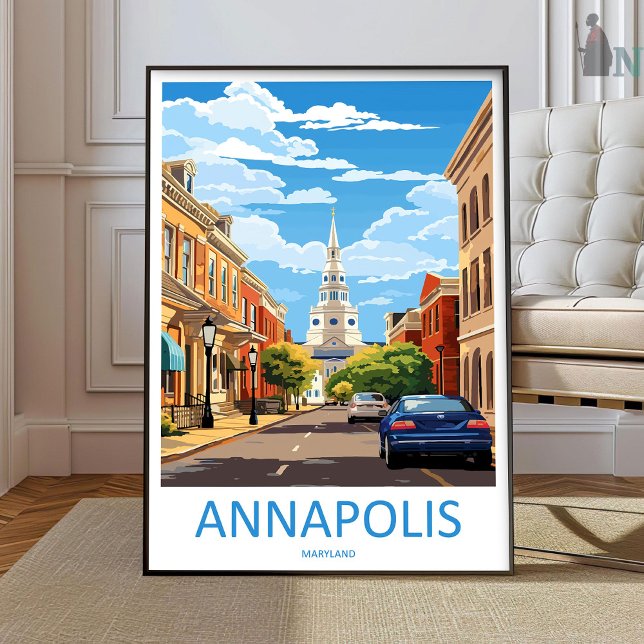 Annapolis Travel Print Wall Art Annapolis Wall Han (Creator Uploaded)