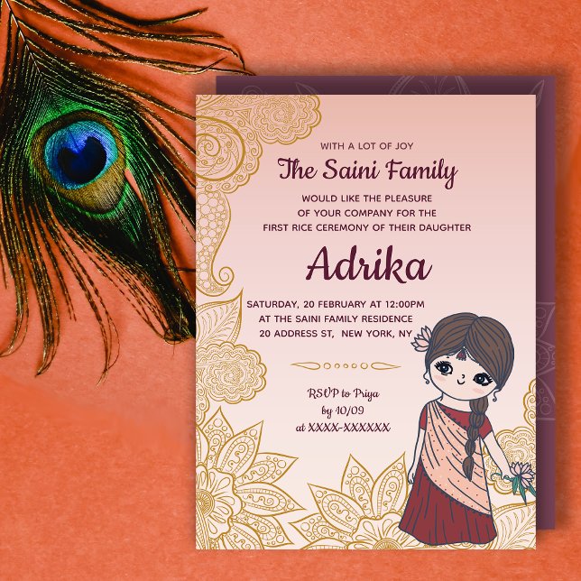 Annaprashan First Rice Ceremony Invitation (Creator Uploaded)