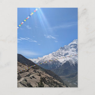 Annapurna Circuit trek in central Nepal Postcard