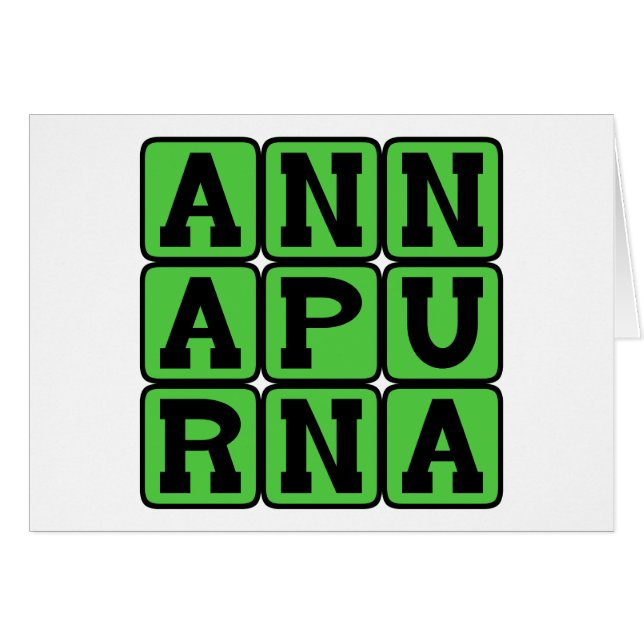 Annapurna, Mountain Range in Nepal (Front Horizontal)