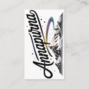 annapurna Nepal for travelling lovers Business Card
