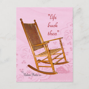 Anna's Antique Rocker- customise Postcard