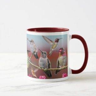 Anna's Hummingbird and Rufous Hummingbird Mug