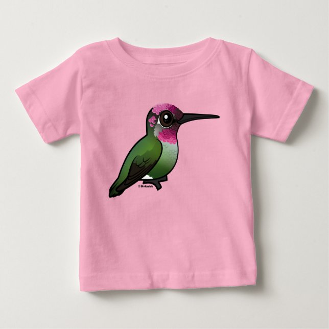 Anna's Hummingbird Baby T-Shirt (Front)