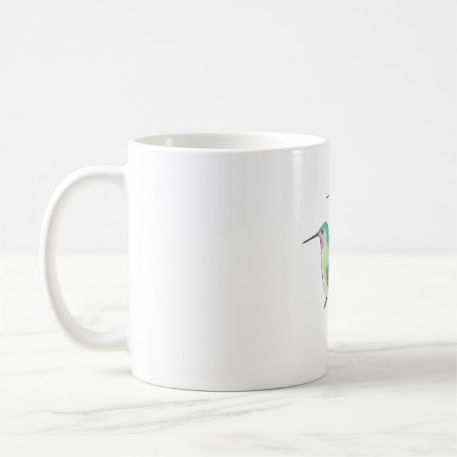Anna's Hummingbird Coffee Mug (Left)