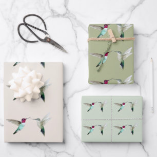Anna's Hummingbirds Wrapping Paper Sheets
