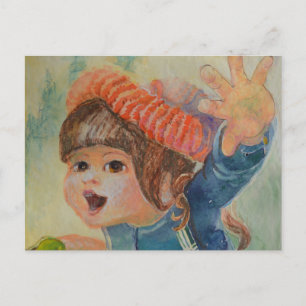 Anna's Robin 3 Postcard