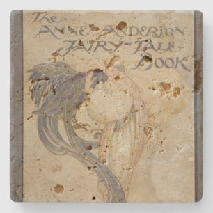 Anne Anderson Fairytale Book Cover--Stone Coaster
