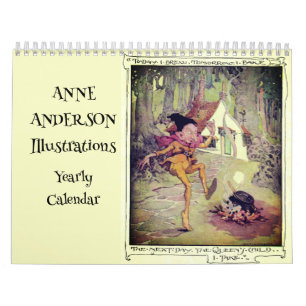 Anne Anderson Victorian Fairytale Illustrations  Calendar