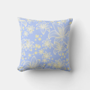 Anne Blue 💙 Soft Floral Cushion