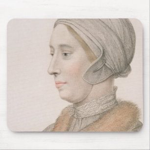 Anne Boleyn (1507-36) engraved by Francesco Bartol Mouse Pad